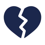 Heart Broken SVG Icon